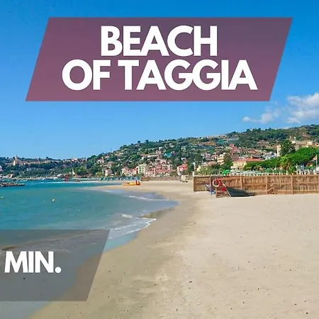 5 M From The Beach, With Terrace And Sea View Arma di Taggia